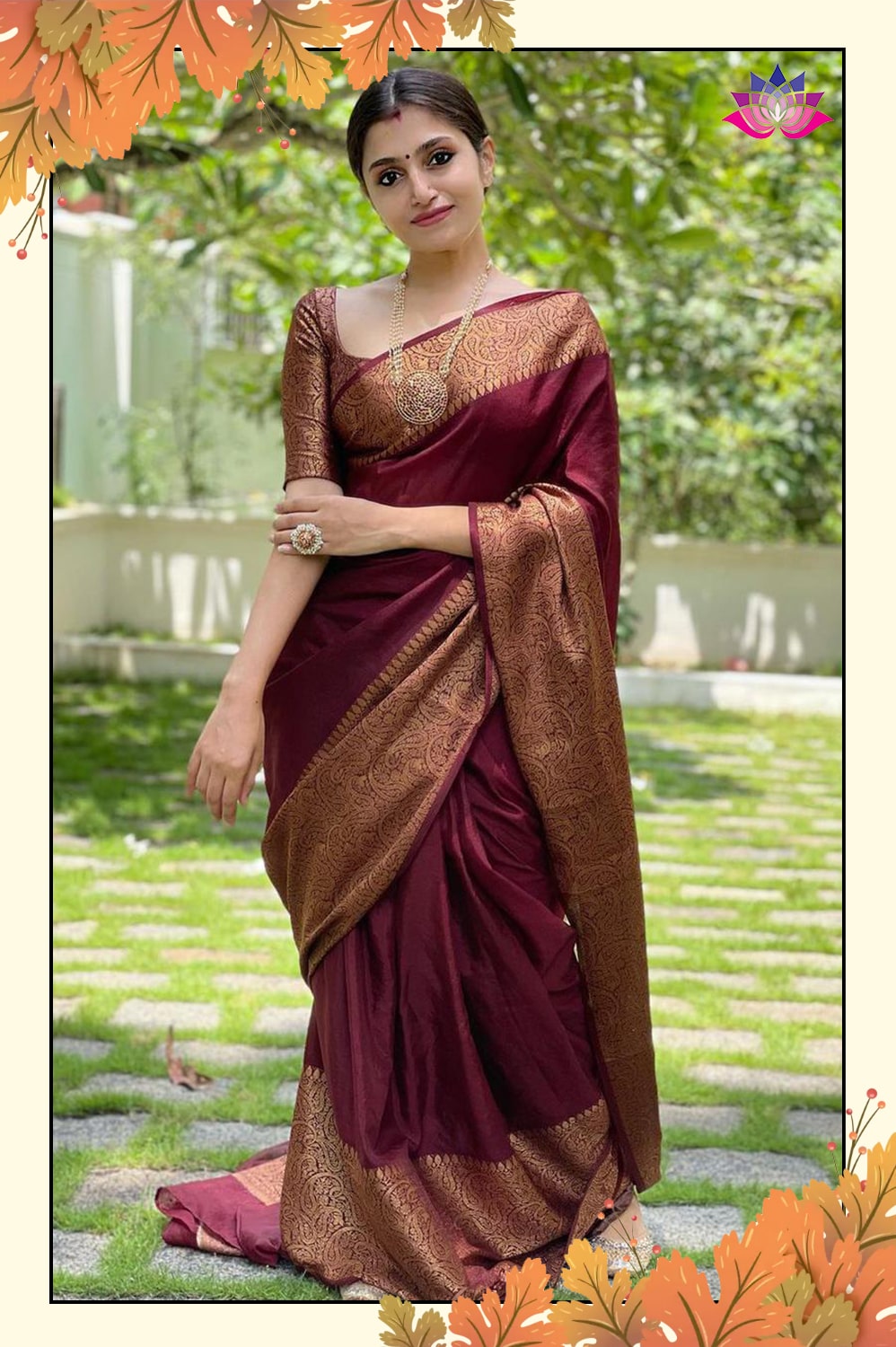 Comely Maroon Soft Banarasi Silk Saree With Excellent Blouse