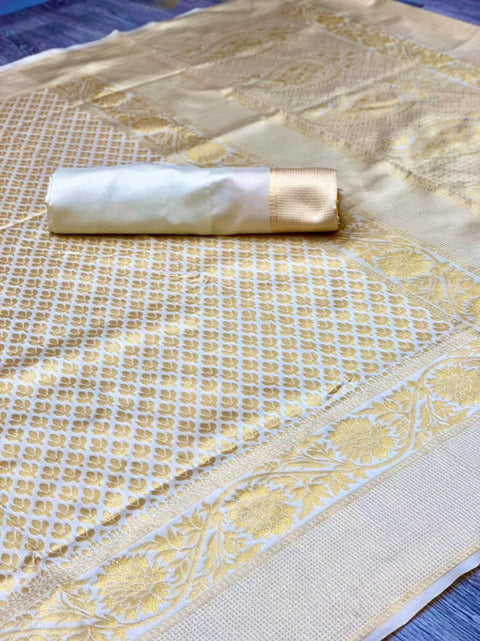 Croma gold soft silk saree