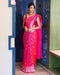 Dolman pink soft silk saree