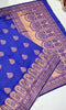 Trisha blue soft silk saree