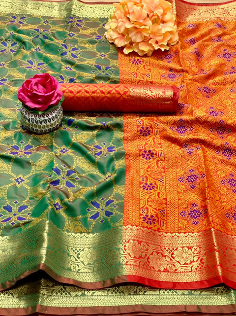 Mahi Purple Color Silk Saree
