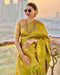 Green color kanchivaram silk saree