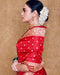 Kayra red soft silk saree