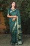 Mahi Green Color Bandhej Silk Saree