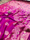 Paridhan Pink Color Jacquard Silk Saree