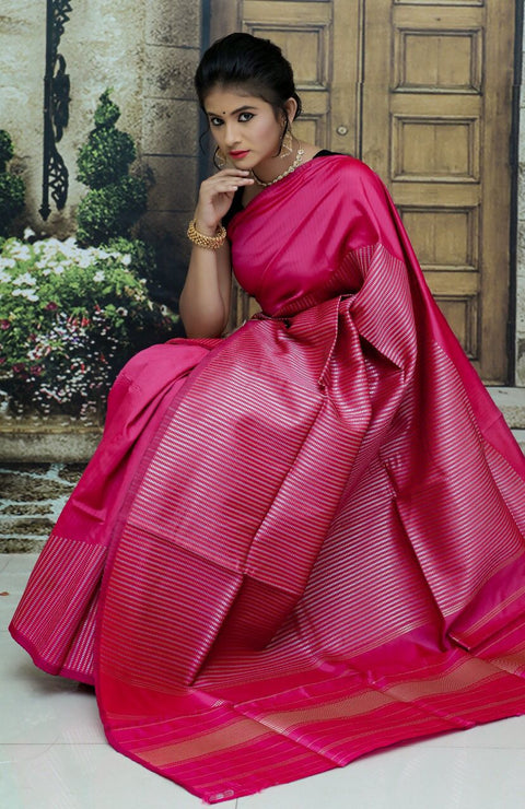 Rasila Red Color Silk Saree
