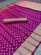 Triveni pink soft silk saree