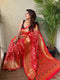 Onam Special Red Kanjivaram Silk Saree