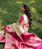 Plentiful Fancy Cream And Pink  Color  Jacquard Silk Saree