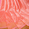 Diwali Jacquard Silk Saree Collection  Pink Color