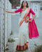 Beauty White ultra soft silk saree