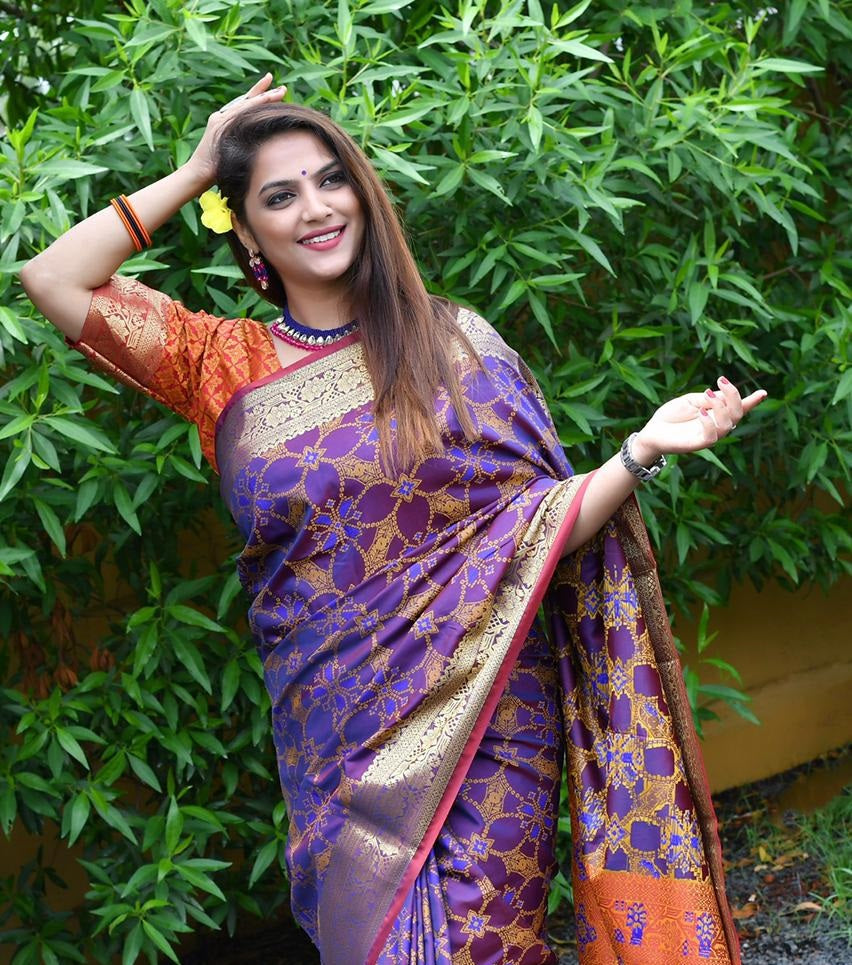 Purple Sarees - Varities of Purple Colour Sarees Online